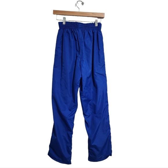 CHAMPION x VINTAGE warm up pants in blue lined warm size S USA MADE - Picture 2 of 6